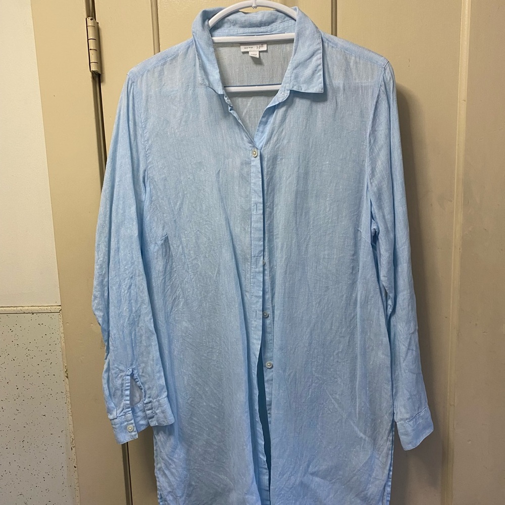 J. Jill Light Blue Tunic Top